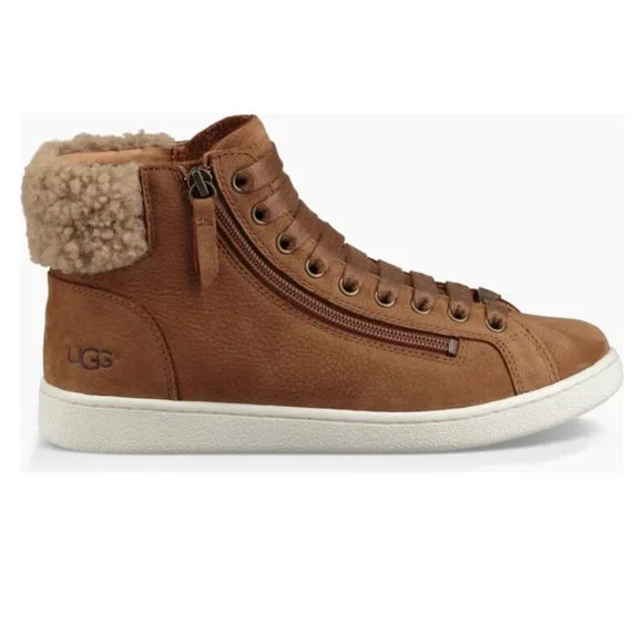 UGG Olive High-Top Bootie 6.5 - Picture 1 of 4